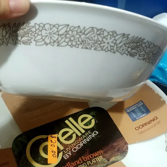 Vintage Corelle living ware by Corning in woodland Brown piece